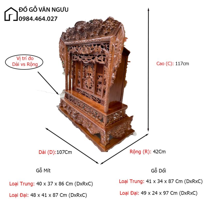 Khám Thờ Bằng Gỗ Mít: Giá Cả, Ý Nghĩa Và Cách Chọn Lựa Chuẩn Mực Cho Không Gian Thờ Cúng